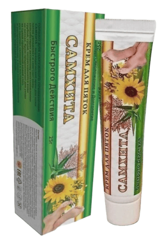 Крем для пяток быстрого действия Самхита (Heel Cream Fast Relief), 25 г, Samhita